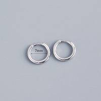 Stainless Steel Minimalist Huggie Hoop Earrings