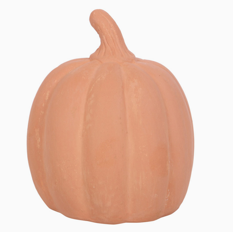 Terracotta Jack-o-Lantern Tealight Holder