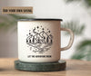 Unique couple gift, Engagement Gift, Customizable Wedding Mug, Personalized Mountain Camping Mug, newly engaged couple campfire, 11oz