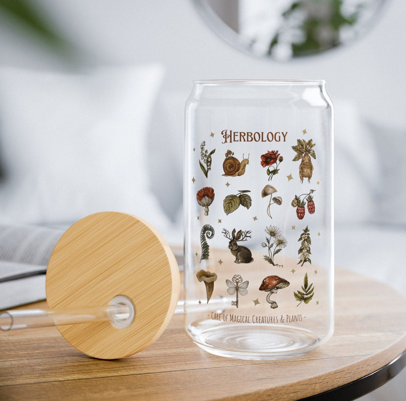 Herbology Glass Cup