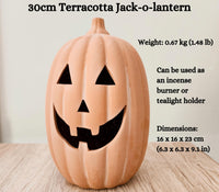 30cm Terracotta Pumpkin