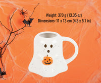 Ghost Coffee Mug, Ghost with Pumpkin Mug, Halloween Coffee Mug, Halloween Gifts and Decor for Home, Spooky mug