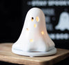 Ghost incense holder, Ceramic Halloween Ghost Tealight and Incense Cone Holder, Candle Gift,Halloween Incense Holder, Ghost Incense Burner