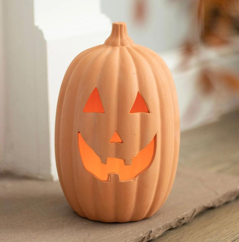 30cm Terracotta Pumpkin