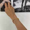 Gold Rope Bracelet, Rope chain, Statement bracelet, Twisted chain bracelet, Gold bracelet for women, Chunky bracelet, Layering bracelet