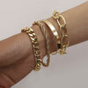 Gold Rope Bracelet, Rope chain, Statement bracelet, Twisted chain bracelet, Gold bracelet for women, Chunky bracelet, Layering bracelet