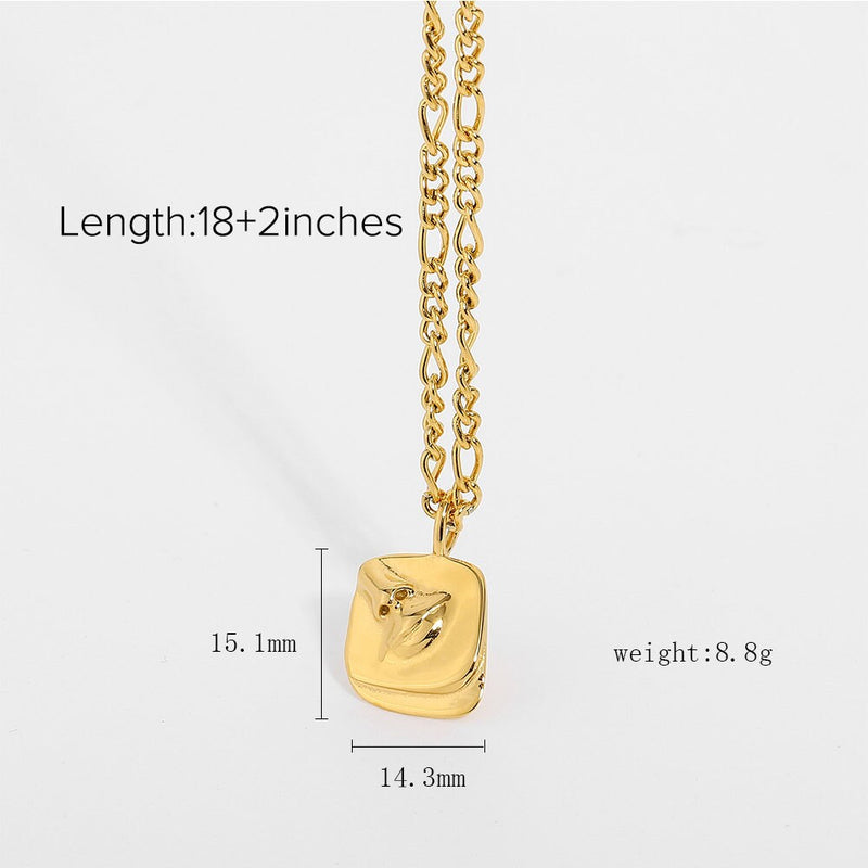 I'm Speaking 18k Gold Pendent, Feminist Jewelry, Female Body Necklace, Body Positivity Necklace, Abstract face