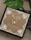 Heart, Bride To Mother Gift, Daughter To Mother On Wedding Day Necklace, Mother Of The Bride Gift From Daughter, To Mom On My Wedding Gifts