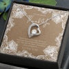 Heart, Bride To Mother Gift, Daughter To Mother On Wedding Day Necklace, Mother Of The Bride Gift From Daughter, To Mom On My Wedding Gifts