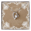 Heart, Bride To Mother Gift, Daughter To Mother On Wedding Day Necklace, Mother Of The Bride Gift From Daughter, To Mom On My Wedding Gifts