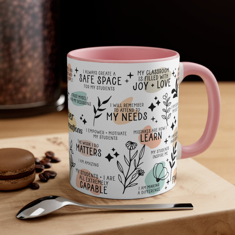 Teacher Daily Affirmations mug