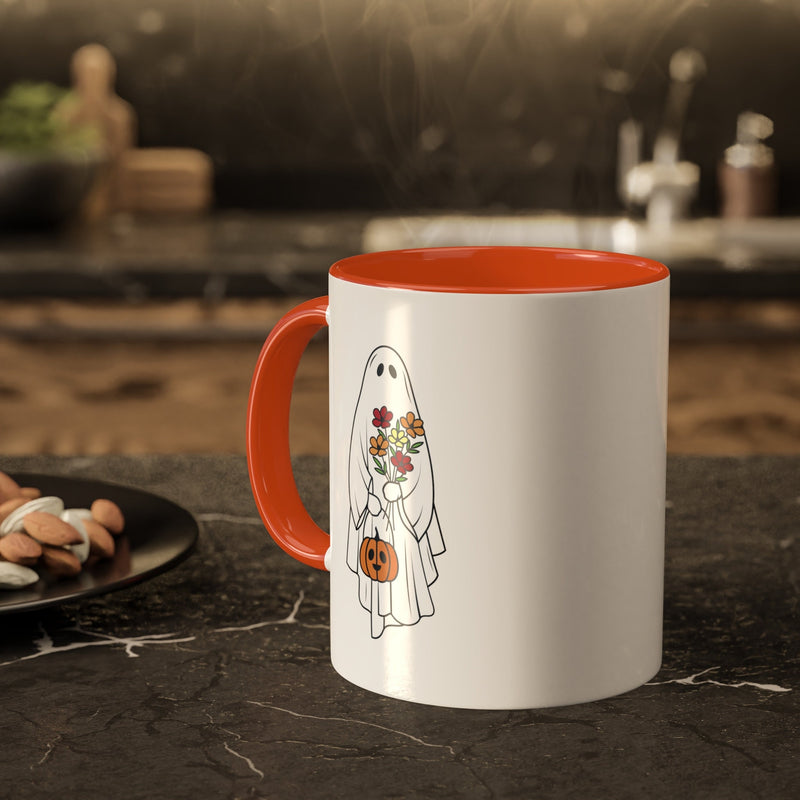 Pumpkin Ghost Coffee Mug